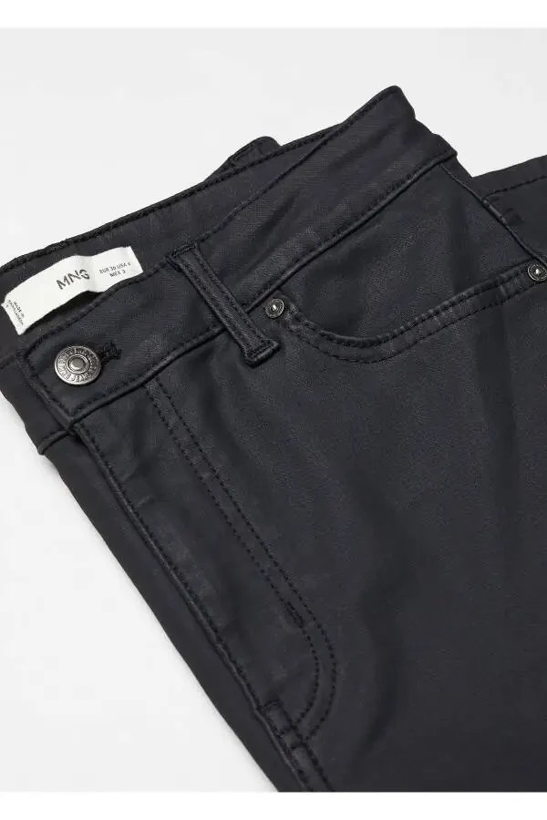 Black Women's Jeans 67110269 - 8