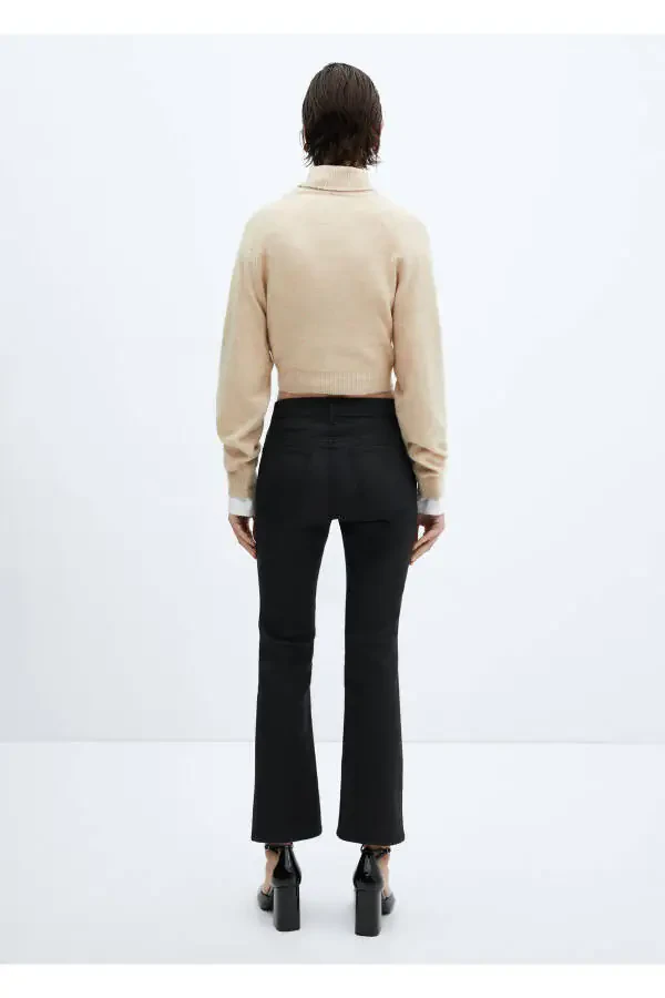 Black Women's Jeans 67110269 - 9