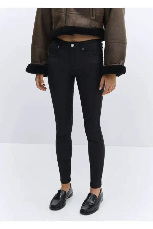 Black Women's Jeans 67120263 - 12