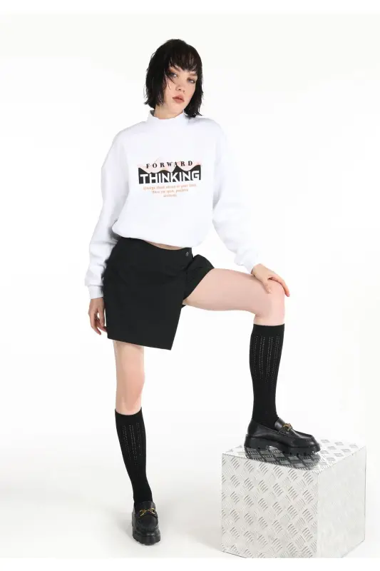 Black women's mini shorts - 3