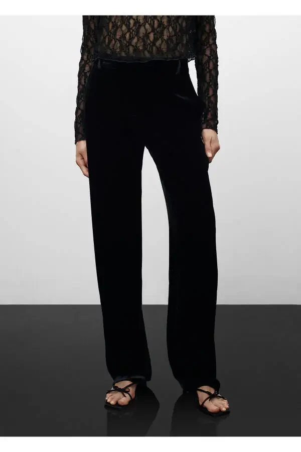 Black Women's Pants 57089120 - 2
