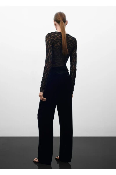 Black Women's Pants 57089120 - 8