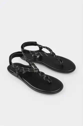 Black Women's Sandals - ELLE SHOES (1)