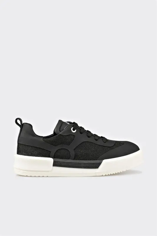 Black Women's Sneaker-Black - 1