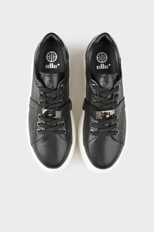 Black Women's Sneaker-Black - 4