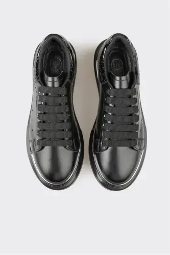 Black Women's Sneakers - 4