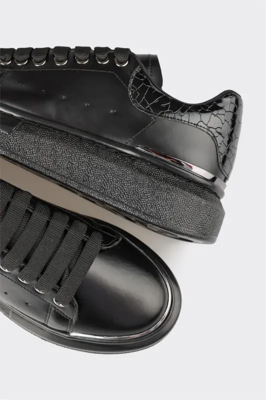 Black Women's Sneakers - 5