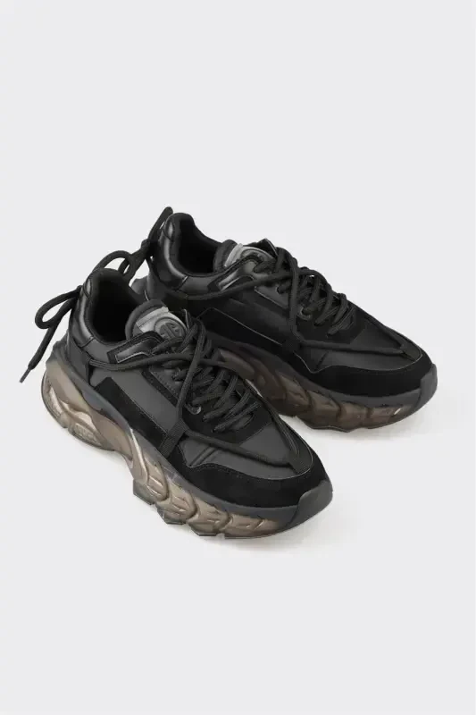 Black Women's Sneakers - 2