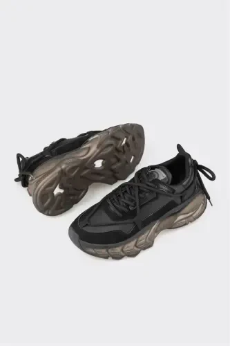 Black Women's Sneakers - 3