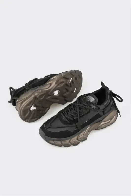 Black Women's Sneakers - 3