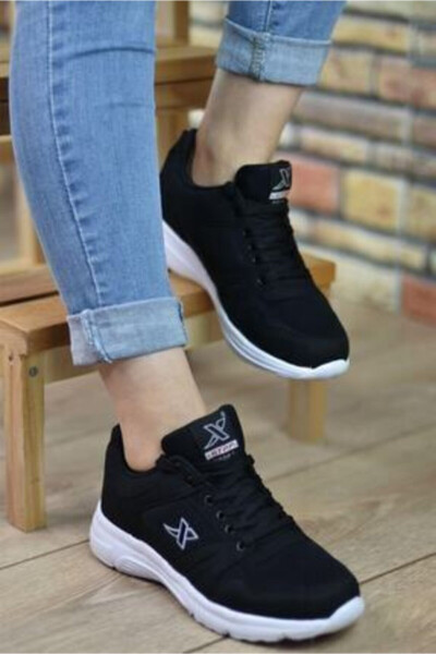 Black Women's Sneakers - 1