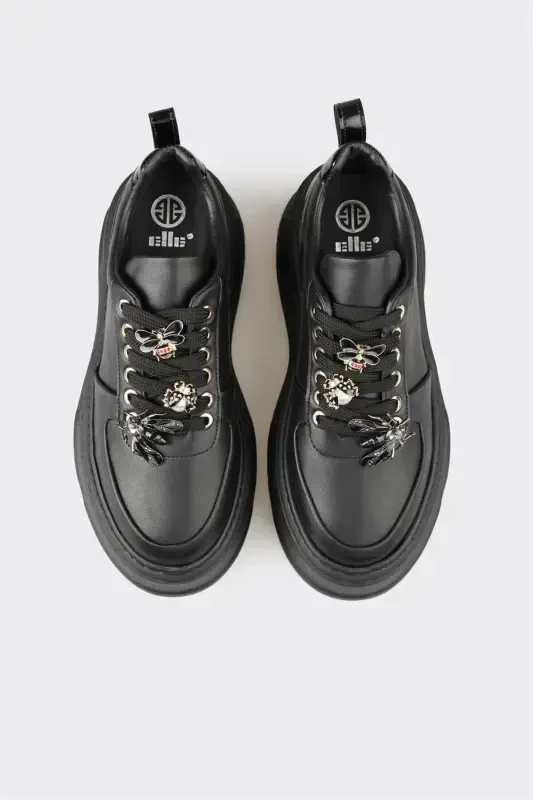 Black Women's Sports Shoe - Black - 4