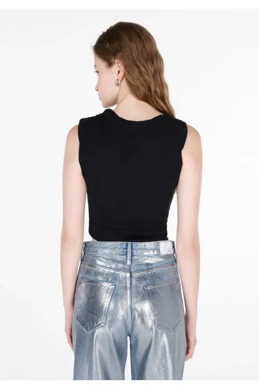 Black Women's T-shirt Short Sleeve - 2