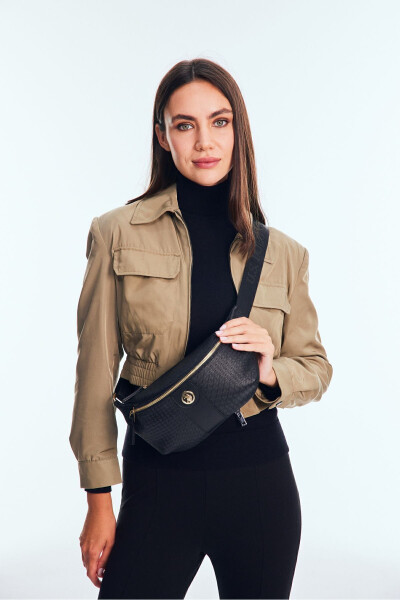 Black Women's Waist Bag Us3071 - 2