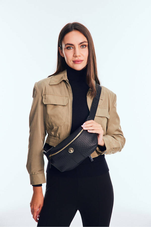 Black Women's Waist Bag Us3071 - 2