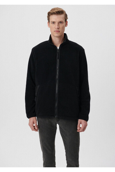 Black Zippered Sweatshirt (0S10011-900) - 3