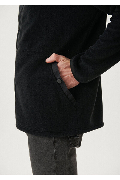Black Zippered Sweatshirt (0S10011-900) - 5