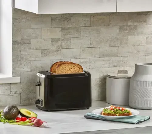 BLACK+DECKER 2 бўлакли тостер, жуда кенг тешиклар ва бублик функцияси - 5