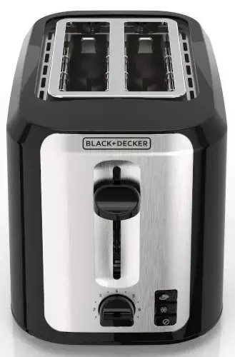 BLACK+DECKER 2-Slice Toaster, Extra Wide Slots & Bagel Function - 3