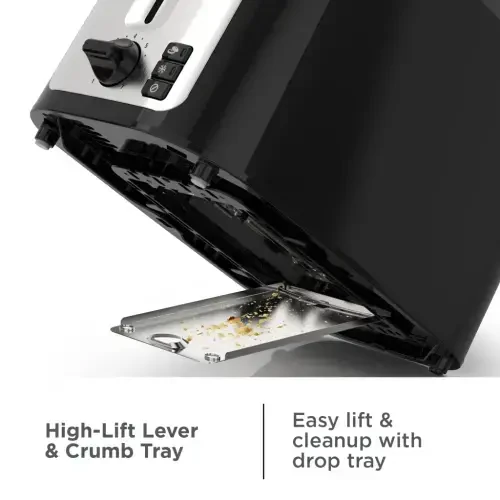 BLACK+DECKER 2-Slice Toaster, Extra Wide Slots & Bagel Function - 13