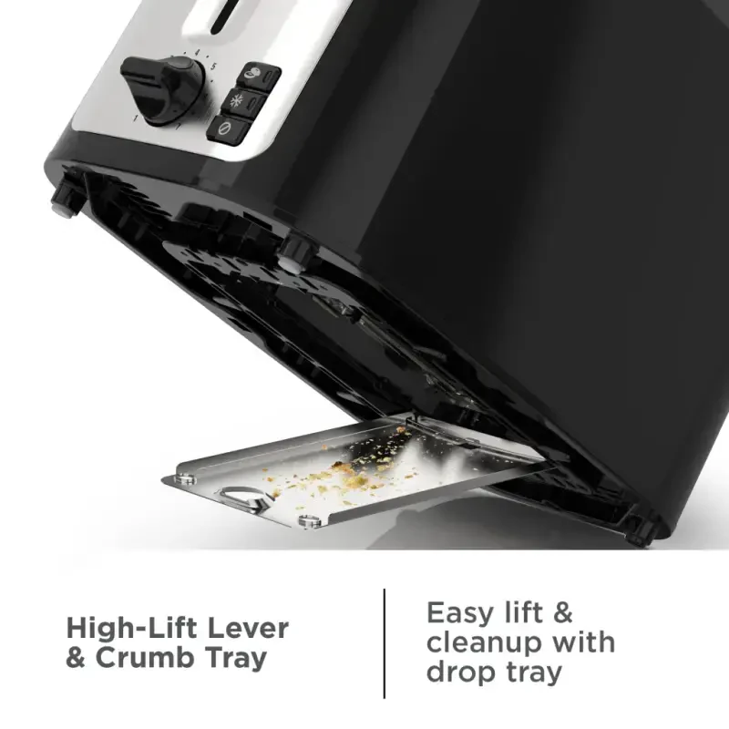 BLACK+DECKER 2-Slice Toaster, Extra Wide Slots & Bagel Function - 13