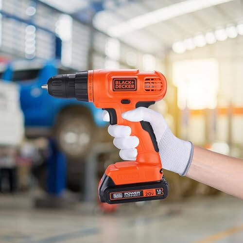 BLACK+DECKER 20V MAX POWERCONNECT Kablosuz Matkap/Tornavida + 30 Parça Uç ve Sürücü Seti (LD120VA) - 12