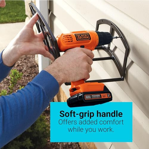 BLACK+DECKER 20V MAX POWERCONNECT Kablosuz Matkap/Tornavida + 30 Parça Uç ve Sürücü Seti (LD120VA) - 6