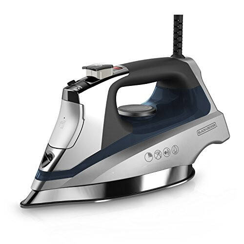 BLACK+DECKER Allure Professional Steam Iron, D3030, 30% More Steam, Precision Tip, Stainless Steel Soleplate, Vertical Steam Function - 1