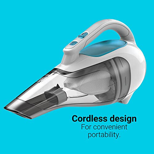 BLACK+DECKER dustbuster Cordless Handheld Vacuum, Flexi Blue/Grey/White (HHVI315JO42) - 11