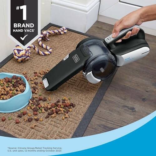 BLACK+DECKER dustbuster PIVOT VAC Cordless Handheld Vacuum, Home and Car Vacuum with Crevice Tool and Pivot Nozzle (BDH2000PL) - 4