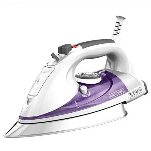 BLACK+DECKER Easy Steam IR40V Compact Iron & IR1350S Professional Steam Iron Bundle - 5