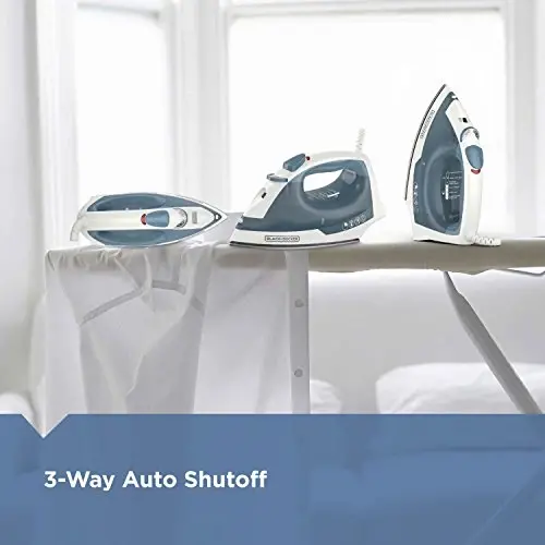 BLACK+DECKER Easy Steam IR40V Compact Iron & IR1350S Professional Steam Iron Bundle - 4