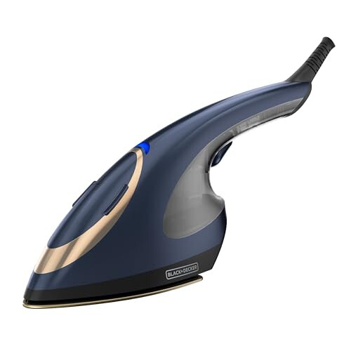 BLACK+DECKER Press & Steam 2-in-1 Iron and Steamer, 180% More Steam & One Temperature Technology, Ceramic Soleplate, Safe on All Fabric Types - 1