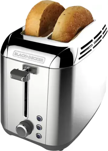 BLACK+DECKER TR3500SD Rapid Toast 2-Slice Toaster, Stainless Steel-STAINLESSSTEEL - 10