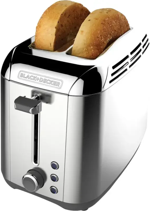 BLACK+DECKER TR3500SD Rapid Toast 2-х ломтевой тостер, нержавеющая сталь - 10