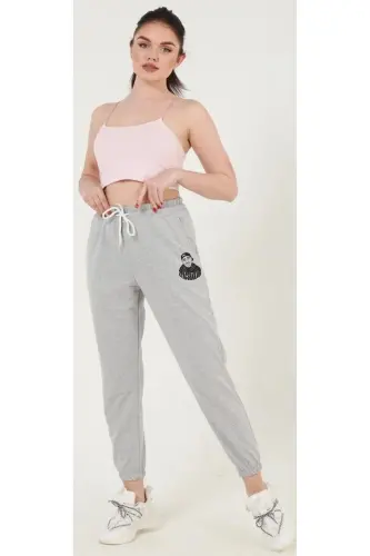 Blackjackgiyim Erkak Qora Slim Fit Jogger Sport Shim - greytopac - 4