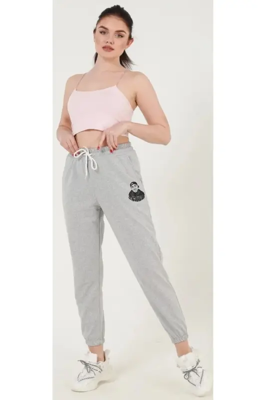 Blackjackgiyim Erkak Qora Slim Fit Jogger Sport Shim - greytopac - 4