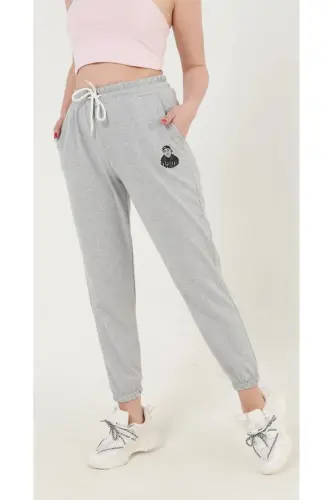 Blackjackgiyim Erkak Qora Slim Fit Jogger Sport Shim - greytopac - 5