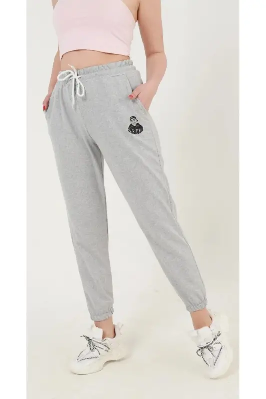 Blackjackgiyim Erkak Qora Slim Fit Jogger Sport Shim - greytopac - 5