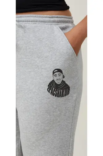 Blackjackgiyim Erkek Siyah Slim Fit Jogger Eşofman Altı - greytopac - 1