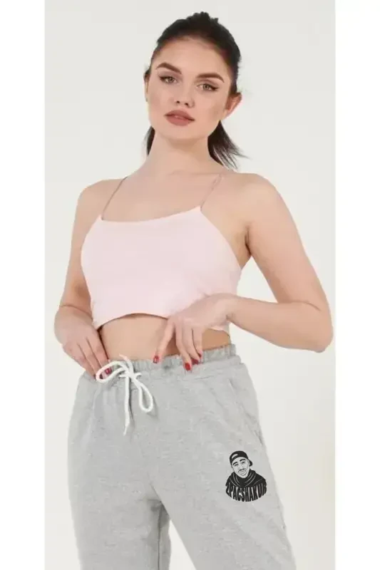 Blackjackgiyim Мужские черные спортивные штаны Slim Fit Jogger - greytopac - 2