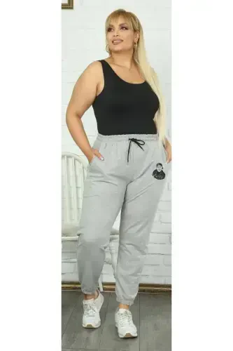 Blackjackgiyim Мужские черные спортивные штаны Slim Fit Jogger - greytopac - 8