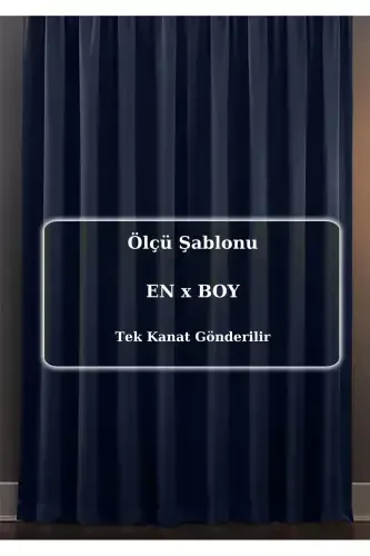 Blackout Yorug'lik o'tkazmaydigan fon parda V-13 to'q ko'k plisetsiz ekstraforli qorong'ulatuvchi quyoshdan himoya (ENXBOY)-To'q ko'k1 - 5