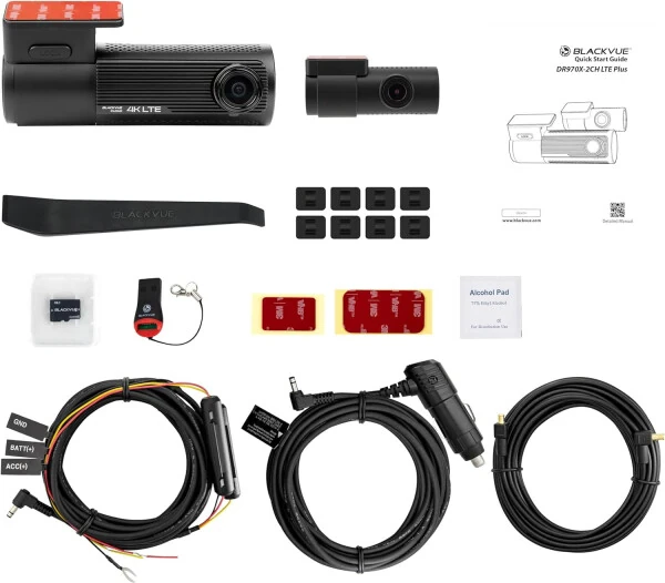 BlackVue Dash Cam Передняя и задняя DR970X-2CH LTE Plus NA 64GB | 4K LTE Облачная камера для приборной панели | CMOS-сенсор STARVIS 2 | Простое облачное подключение со встроенной нано-SIM-картой | Wi-Fi, GPS, облако - 3