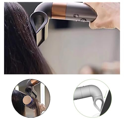 Blade Styling Concentrator Attachment for Dyson Airwrap HS01 HS05 Styler Hair Accessories, Professional Salon Styling Tools for Curling Irons converting Hair Dryer - 5