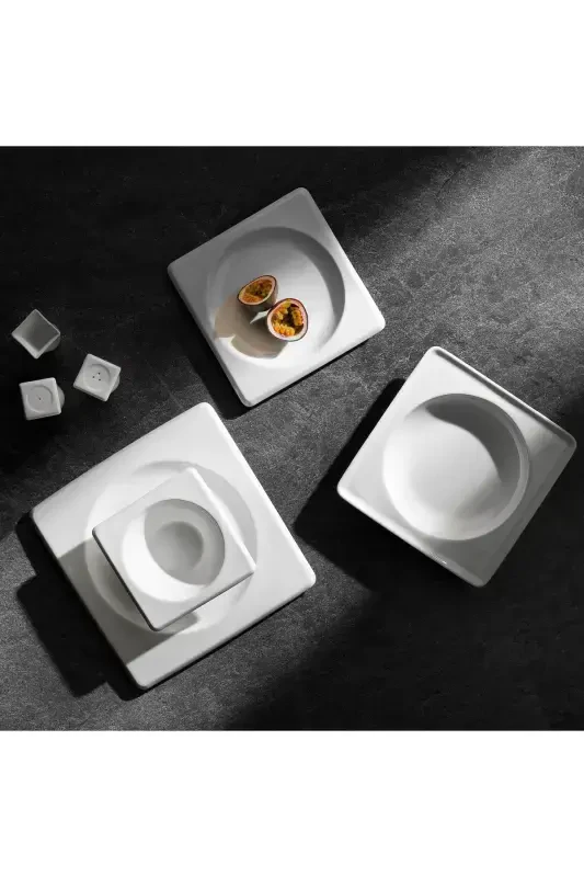 Blanc Bone Dinner Set 60 Pieces - White - 3