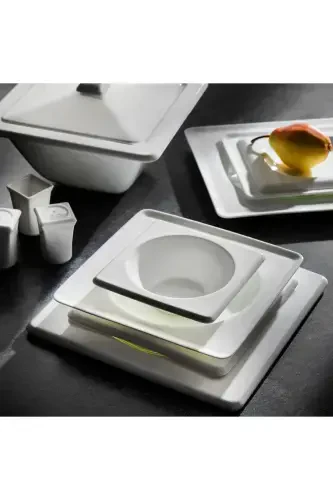 Blanc Bone Yemek Takımı 60 Parça-Beyaz - 5