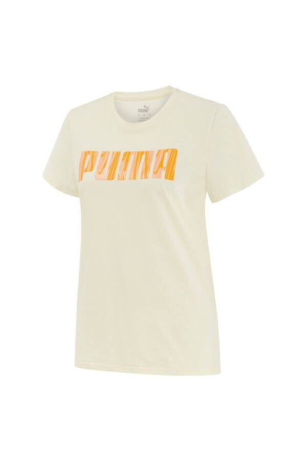 Blank Base Women S Tee Kadın T-shirt - Krem - 1
