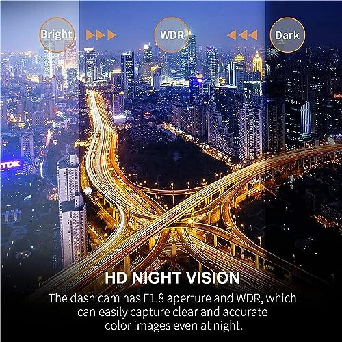 Blarie Vital Dashcam Camera Apexview Car Dash Cam Front and Rear 1080P Full HD Video Dashcam Front and Rear Camera Wide Angle Panoramic Motion Detection G-Sensor Loop Recording IR Night Vision - 7