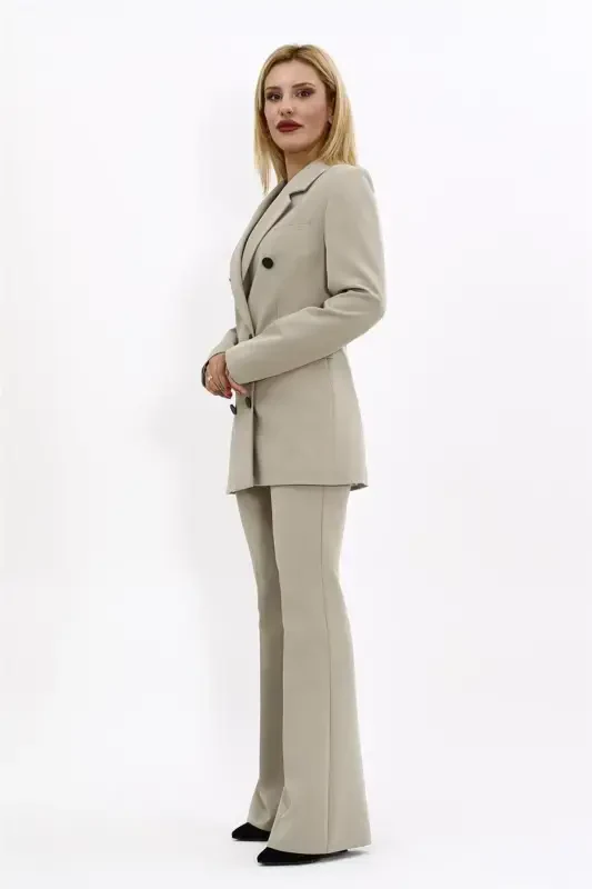 Blazer Pidjak & Ispancha Shimlar To'plami-Bambuk-Bambuk - 2